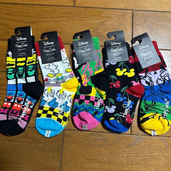 靴下 Happy Socks 新品 16~18cm 5足セット
