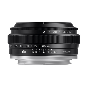 銘匠光学 TTArtisan 25mm f/2 C マイクロフォーサーズマウント APS-C対応 単焦点レンズ MFT 標準