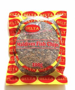 Maldives Fish Chips /mo Rudy b fish 200g / Sri Lanka production / curry spice condiment spice curry India curry Sri Lanka curry 