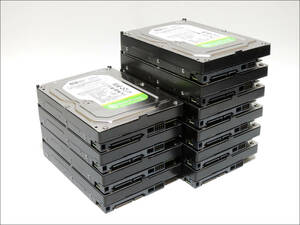 WD 3.5インチHDD WD5000AVDS 500GB SATA 10台セット【B】#12011