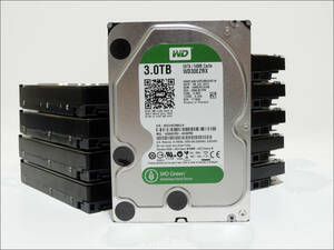 WD 3.5インチHDD WD30EZRX 3TB SATA 10台セット #12125