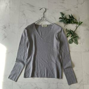  Des Pres Tomorrowland wool 100% pull over knitted V neck S