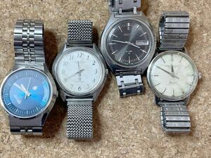 ●時計ジャンク● ４本まとめ売り SEIKO 0920-8010. 3303-8070. Flying fish. CITIZEN 必ず説明文お読み下さい　514