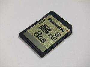 SDHCカード 8GB CLASS10 フォーマット済み 1枚 Panasonic