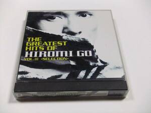 郷ひろみ THE GREATEST HITS OF HIROMI GO .3～SELECTION CDアルバム　読み込み動作問題なし