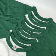 6枚 AUGUSTA SPORTSWEAR ラグラン Tシャツ XL 七分 ホワイト グリーン オーガスタ 薄手 無地 ビッグサイズ まとめ売り 未使用 #noca0312-FL_画像1