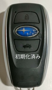 初期化済スバル純正スマートキー3ボタン基盤番号231451-7000　007-AD0098 14AHH新品電池サービス⑦