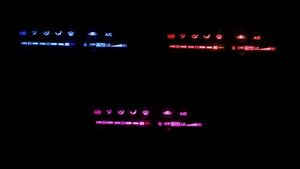 180sx/シルビア S13 LEDエアコン照明セット！ ピンク