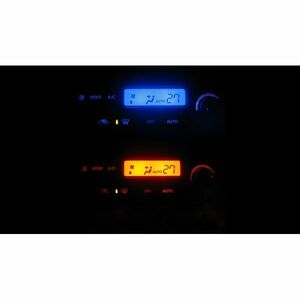 ワゴンR MC12S/MC22S LEDエアコン照明セット！ ブルー オートエアコン用