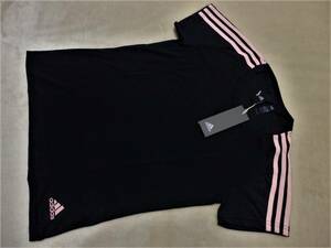 未使用　アディダス adidas 　薄手半袖Tシャツ　レディース Lサイズ　定価3,990円＋税　　②