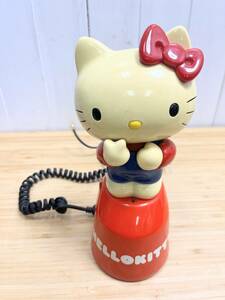 昭和レトロ サンリオ ハローキティ　kitty プッシュ式 電話機 TAMRA NS11-A