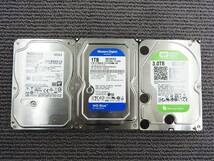 HDD 3台 まとめてセット★1TB×2台／3.0TB 1台 3.5インチ デスクトップPC パソコン用 正常判定確認済み 画像あり★中古品「管理№NR1168」_画像1