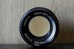 ペンタックス PENTAX SMC PENTAX　50mm F1.4 Kマウント MF オールドレンズ　中古品