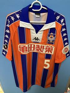 アルビレックス新潟　2002ホームユニフォーム サイズL 5番　神田勝夫
