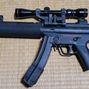 東京マルイ 電動ガン トイガン ASGK刻印 エアガン MARUI MP5A4 SD6 スコーピオン 3丁セット ジャンク品 ミリタリー サバゲーの画像3