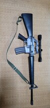 東京マルイ 電動ガン コルト　M16A1　スコープ付き　スナイパー　予備マガジン付き　スタンダード　AR-15_画像1