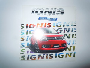 スズキ　IGNIS（イグニス）　プロモーションＤＶＤ 非売品（　※　パッケージ裏面少し汚れあります。）