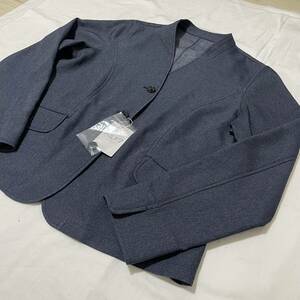 新品☆ハルメク☆インディゴブルーの素敵なジャケット/Mサイズ☆上代12.980-