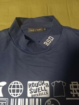 rough&swell　ネイビー モックネックシャツ　サイズL_画像3
