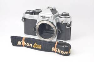 ★ジャンク★ ニコン Nikon FE2 + 4000 New FM2 発売記念 ストラップ L1354＃G1151