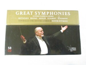 BS １円スタート☆GREAT SYMPHONIES & OTHER CLASSICAL WORKS TONHALLE ORCHESTRA ZURICH DAVID ZINMAN　中古CD☆　