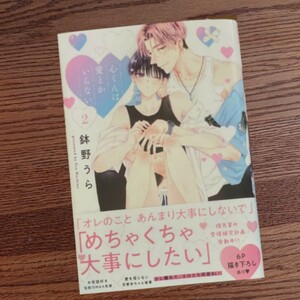 新品☆心くんは愛とかいらない 2/鉢野うら/BL 漫画/帯付き☆薄い本なら4冊可能