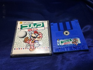 中古BP★ゴルフ USコース★ディスクシステムソフト/外箱、説明書欠品