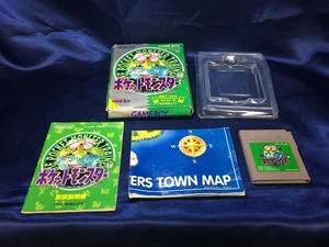 中古B★ポケットモンスター 緑 マップ同梱★ゲームボーイソフト/外箱、内箱欠品