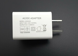 USB充電器 ACアダプター 急速充電器 5V 2.0A PSE認証 高速充電器 AC/DC iPhone/Android/AC001