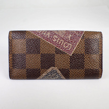 【中古】Louis Vuitton/ルイヴィトン ダミエ CT4079 ラベルコレクション ダミエ ミュルティクレ N63082 4連キーケース [b34-89］_画像3