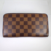 【中古】Louis Vuitton/ルイヴィトン ダミエ ジッピーウォレット N41661 CA0103 長財布[b34-92］_画像3