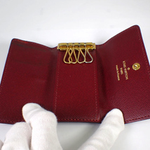 【中古】Louis Vuitton/ルイヴィトン ダミエ CT4079 ラベルコレクション ダミエ ミュルティクレ N63082 4連キーケース [b34-89］_画像6