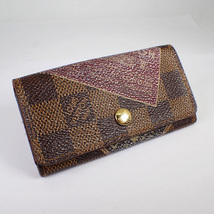 【中古】Louis Vuitton/ルイヴィトン ダミエ CT4079 ラベルコレクション ダミエ ミュルティクレ N63082 4連キーケース [b34-89］_画像2