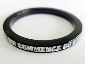 CHANEL Chanel genuine article black bangle plastic Logo here 