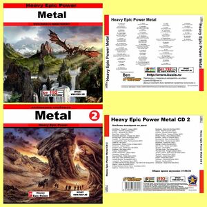 【MP3DVD】 HEAVY EPIC POWER METAL CD1+CD2 大全集 MP3CD 2P⊿