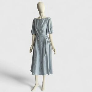 FOXEY フォクシー サックスブルー Renoir Dress