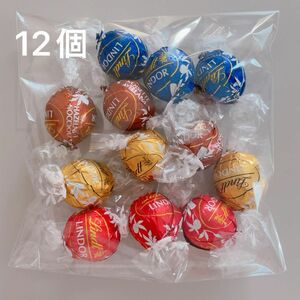 新品》Lindt Lindor リンツ リンドール チョコレート アソート 4種類 各3個 合計12個セット