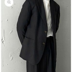 【極美品】foufou フーフー 2B tender jacket テンダージャケット S 日本製 テーラード チャコールグレー