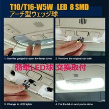 T10/ T16 LED バルブ ウェッジ球