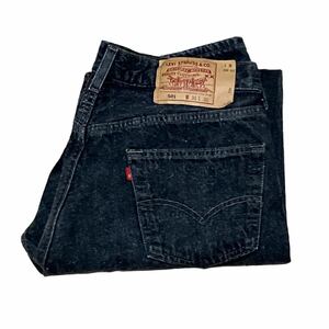 90s Levis 501 USA製 ブラック 先染め デニムパンツ W36 L30 W34 ビンテージ 黒 リーバイス LEVIS 