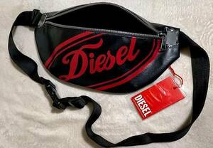 【未使用】【送料無料】ディーゼル バッグ メンズ ボディバッグ DIESEL ベルトバッグ ブラック X08368 P4447 T8013 