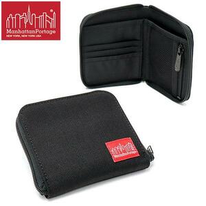 ☆新品☆Manhattan Portageマンハッタンポーテージ☆二つ折り財布☆Corner Wallet☆黒 