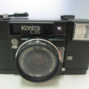 カメラ祭 コニカ C35 フィルムカメラ ジャンク品 使用品 長期保管品 Konicaの画像2