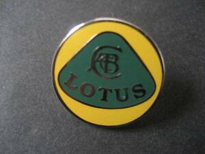  Lotus Britain made pin badge *LOTUS* Jim Clarke * Elise * Exige * Elite * Evora * super-seven * Caterham 