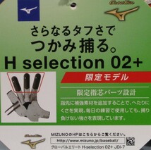 ●ミズノ限定品）GEゴールデンエイジHSelection02+投手用1AJGA26001右投ラディッシュ_画像7