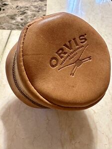 ORVIS 革製フライリールケース 