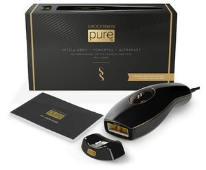 【クーポン適用で18500円】スムーズスキン pure fit ブラック 光美容器 100万回照射 0.46秒高速照射 10段階 冷却不要