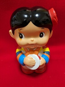 昭和レトロ　企業物　当時物　朝鮮銀行　カウンターサイズ　アンティーク　貯金箱　ソフビ　人形