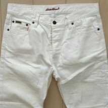 EddieBauer　エディーバウアー　ホワイト　デニム パンツ　ジーンズ　W33 L30　ボタンフライ　メンズ　アウトドア　US古着_画像4