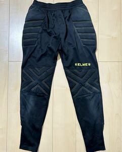 KELMEkerumeGK PANT for goalkeeper pants cushion entering black men's L size soccer futsal 